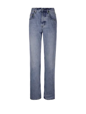 Women's Saint Laurent Long Maxi Blue Denim